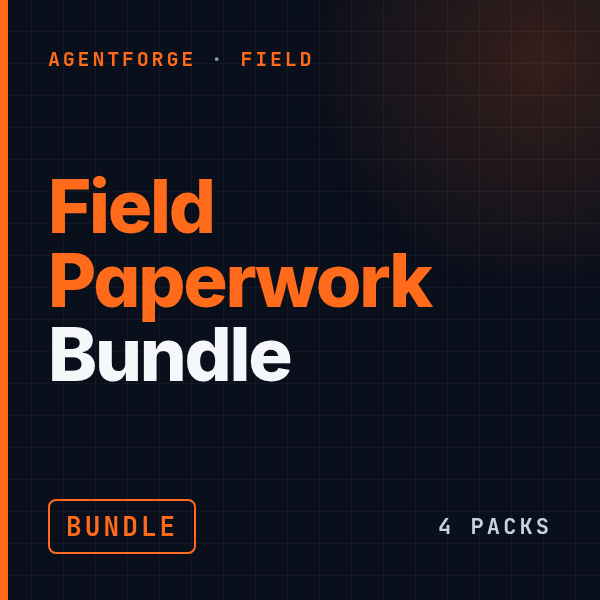 Field Paperwork Bundle cover